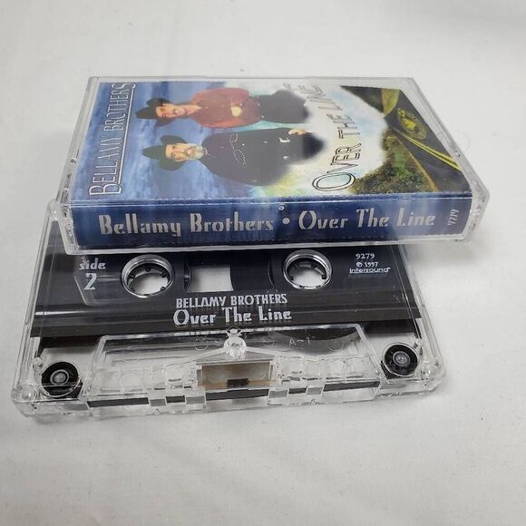 Bellamy Brothers – Over the Line Cassette Album 1997 Intersound Country - Picture 3 of 3